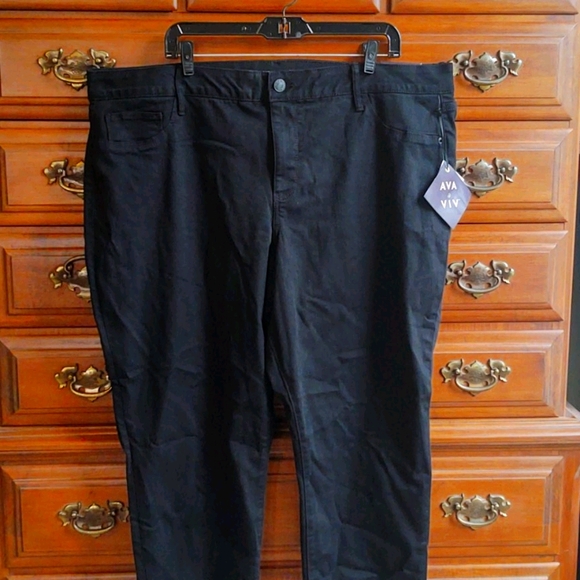 BNWT Ava&Viv Black Jeggings - Picture 2 of 6